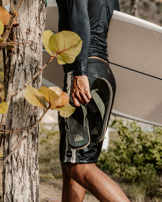 Klapki Męskie The Layback, Black/Olive