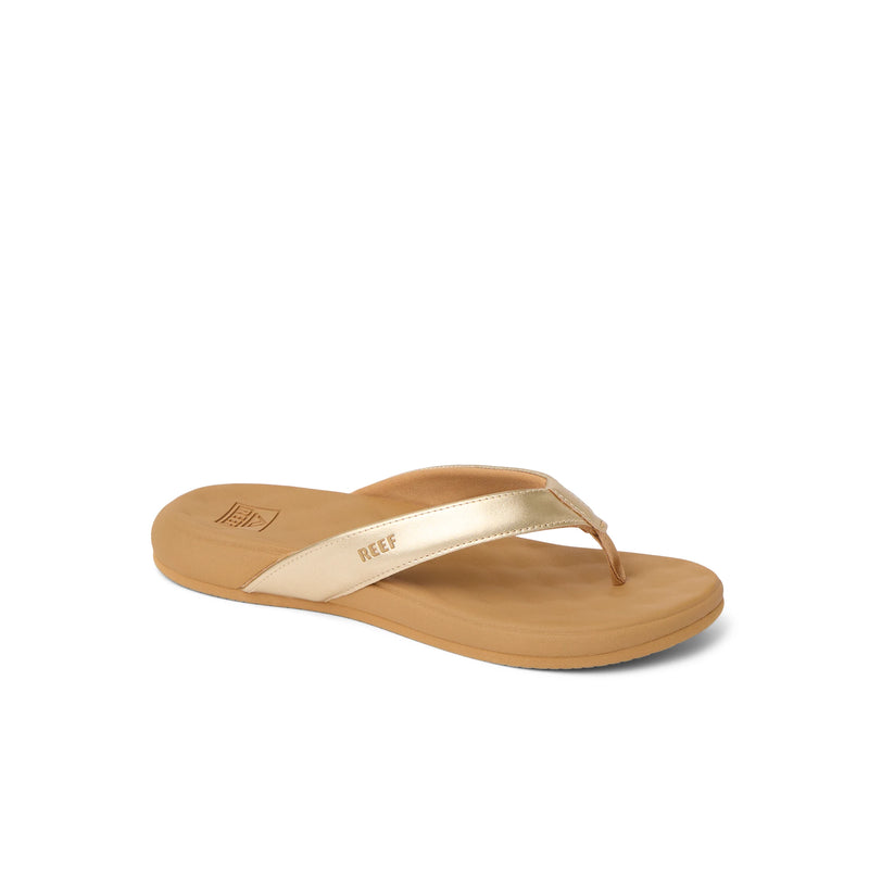 Klapki Damskie Cushin Melody, Champagne