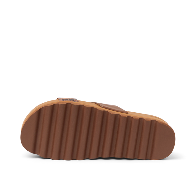 Klapki Damskie Cushion Vista HI, Brown/Leopard