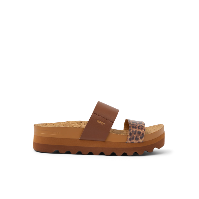 Klapki Damskie Cushion Vista HI, Brown/Leopard