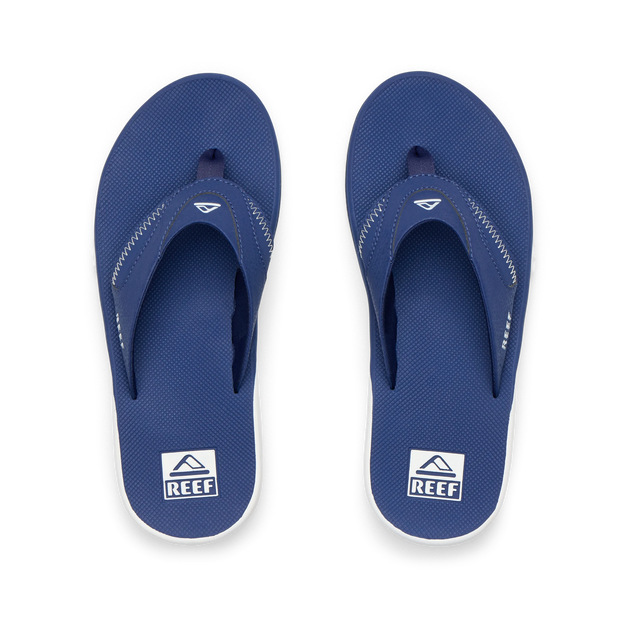 Klapki Męskie Fanning Pregame, Navy/White