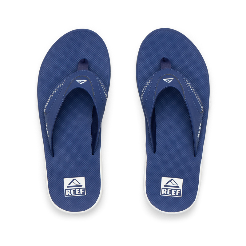 Klapki Męskie Fanning Pregame, Navy/White