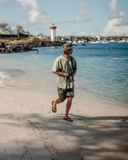 Klapki Męskie Cushion Phantom 2.0, Olive/Gum