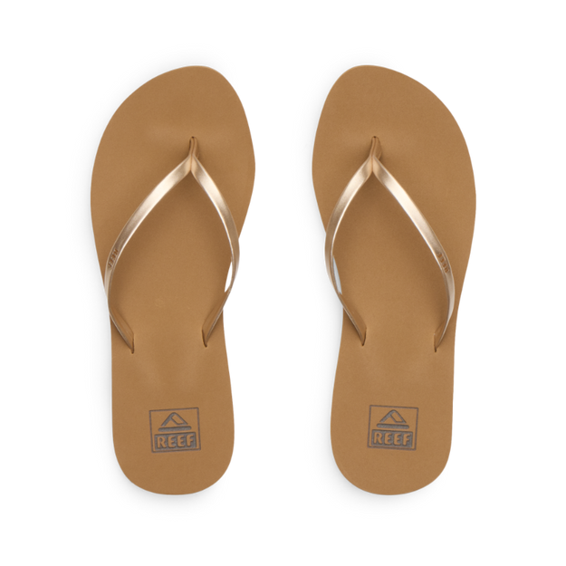 Klapki Damskie Bliss Nights, Tan/Champagne