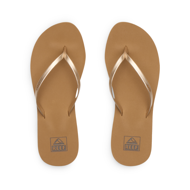 Klapki Damskie Bliss Nights, Tan/Champagne