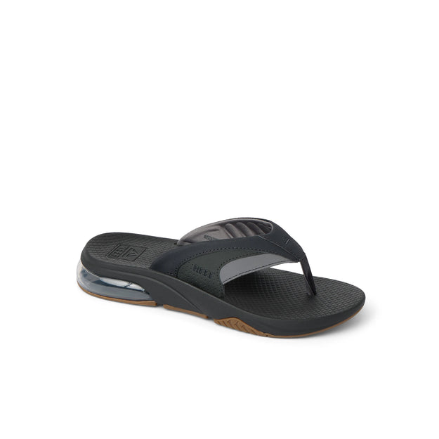 Klapki Męskie Fanning +, Black/Gum