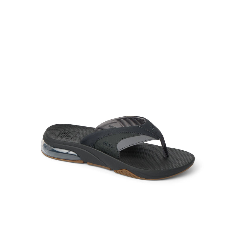 Klapki Męskie Fanning +, Black/Gum