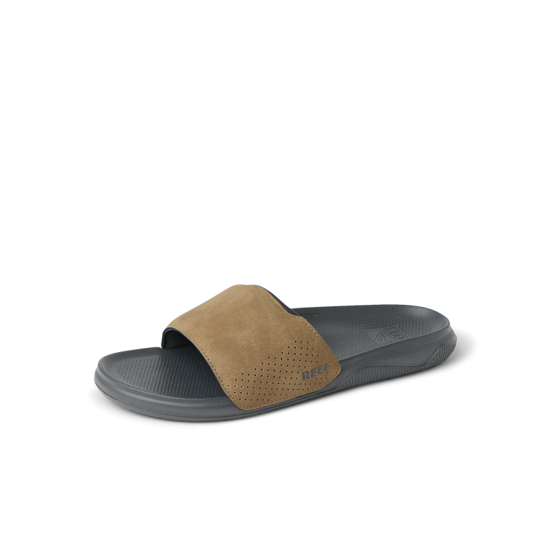 Klapki Męskie Tailslide, Grey/Tan