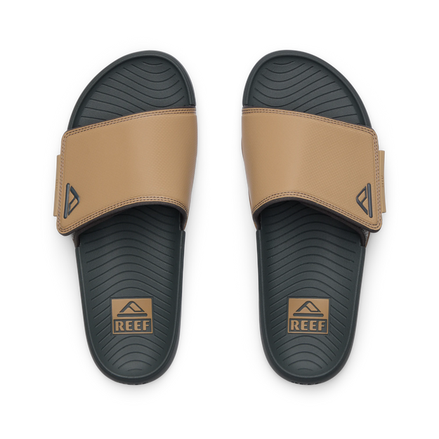 Klapki Męskie Phantom Slab, Black/Tan