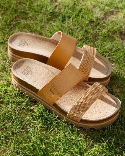 Klapki Damskie Cushion Vista HI, Natural Braid
