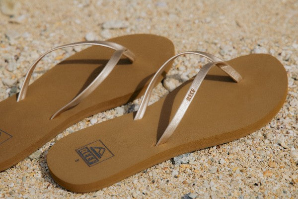 Klapki Damskie Bliss Nights, Tan/Champagne