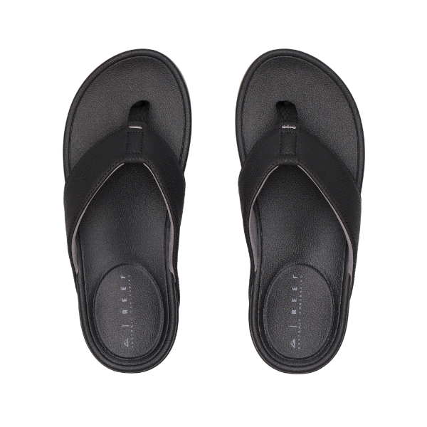 Klapki Męskie Cushion Bonzer, Black/Gum