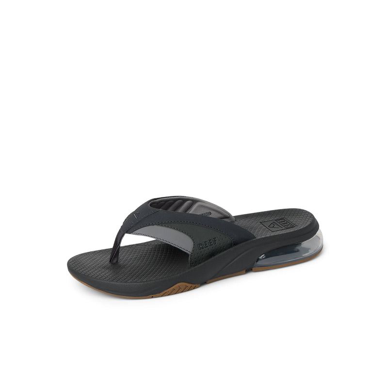 Klapki Męskie Fanning +, Black/Gum