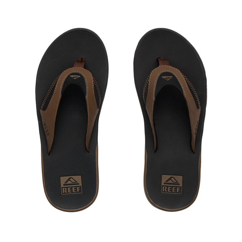 Klapki Męskie Fanning, Black and Tan