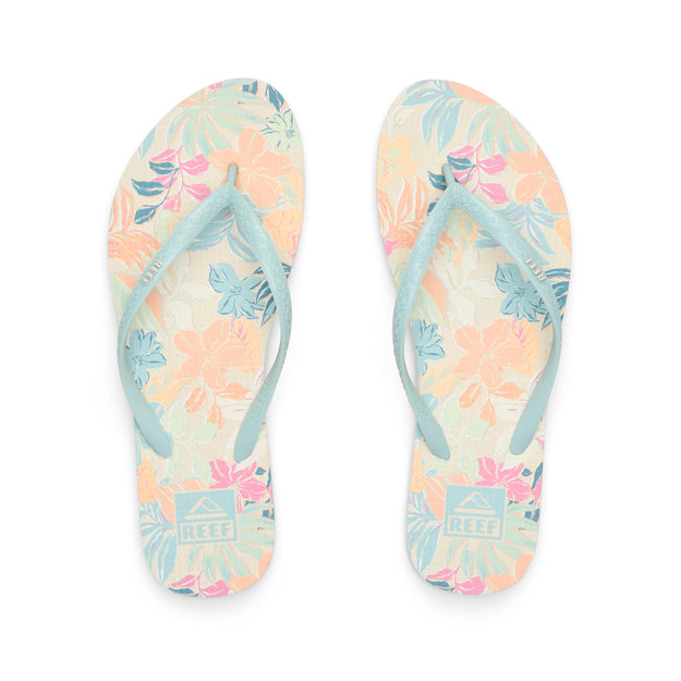 Klapki Damskie REEF Seaside Prints, Vintage Floral