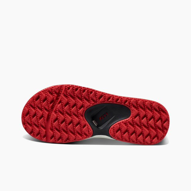 Klapki Męskie Fanning Pregame, Black/Red