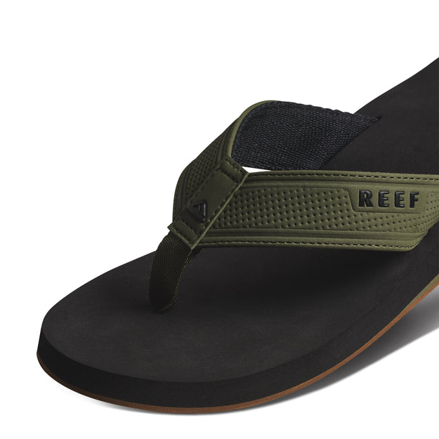 Klapki Męskie The Layback, Black/Olive
