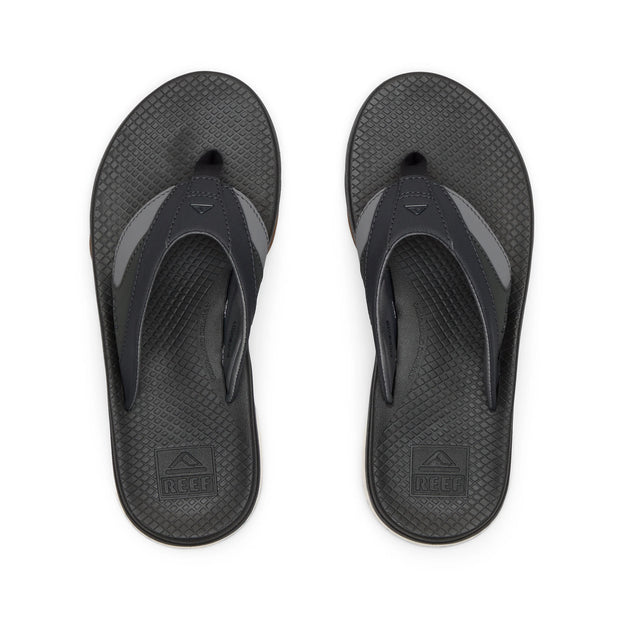 Klapki Męskie Fanning +, Black/Gum