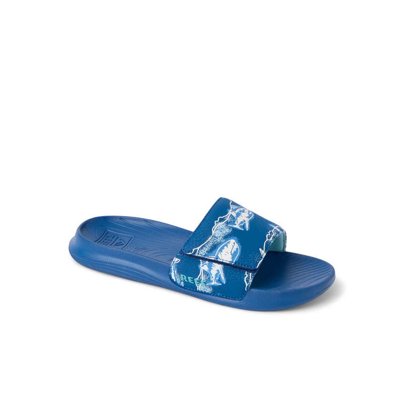 Klapki Chłopięce Kids Salty Slide, Royal Sharks