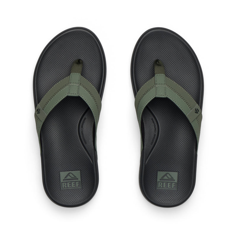 Klapki Męskie Cushion Phantom 2.0, Olive/Gum