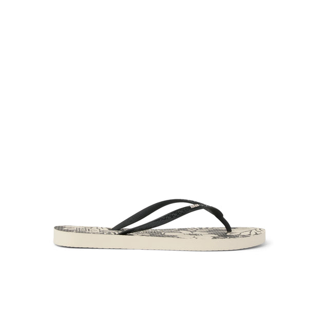 Klapki Damskie REEF Seaside Prints, Black Floral