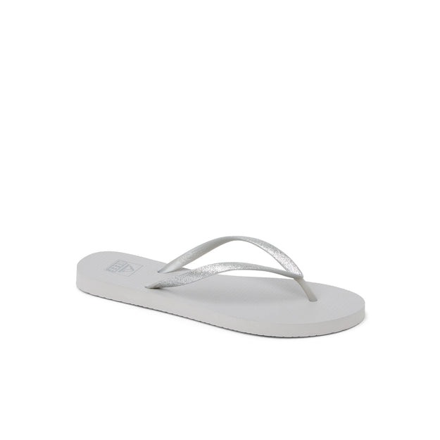 Klapki Damskie REEF Seaside, Silver Glitter