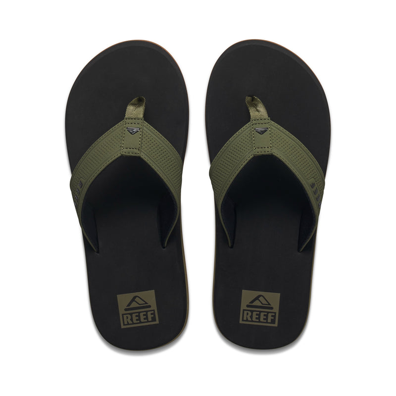Klapki Męskie The Layback, Black/Olive