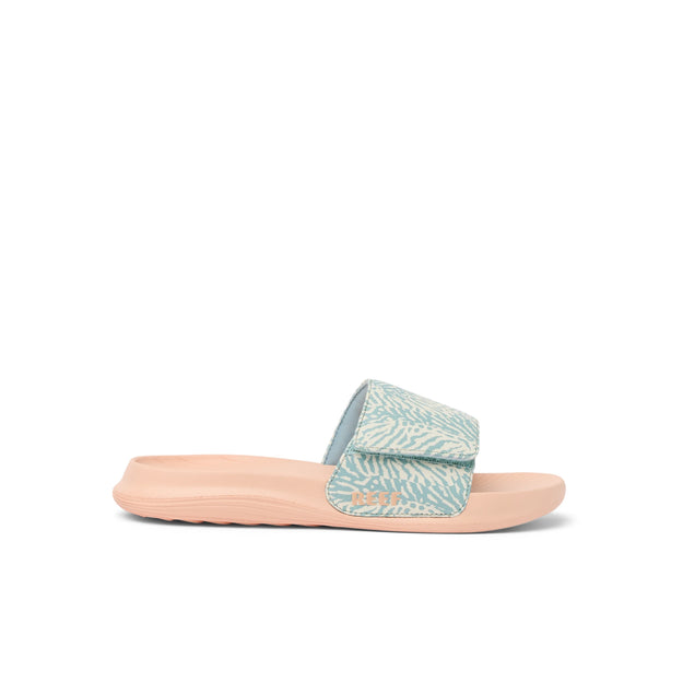 Klapki Dziewczęce Kids Salty Slide, Blue Haze