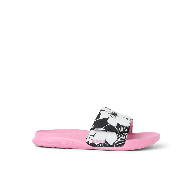 Klapki Dziewczęce Kids Salty Slide, Black/Pink