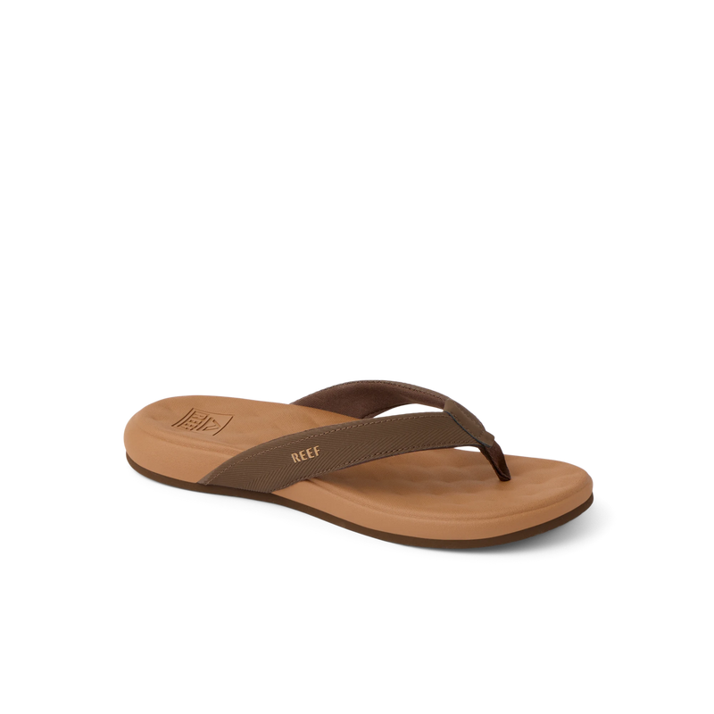 Klapki Damskie Cushin Melody, Chocolate/Lion