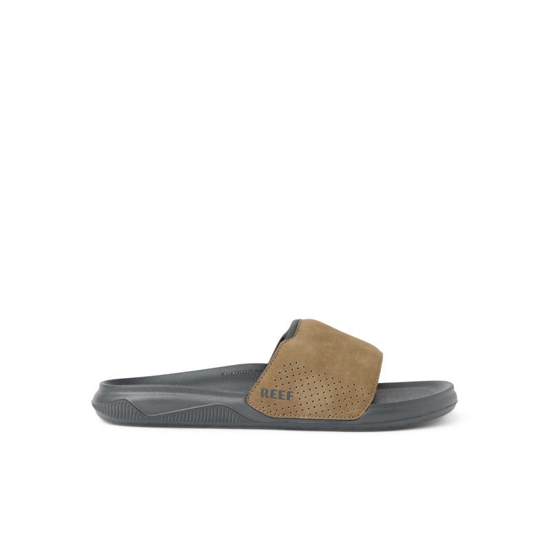 Klapki Męskie Tailslide, Grey/Tan