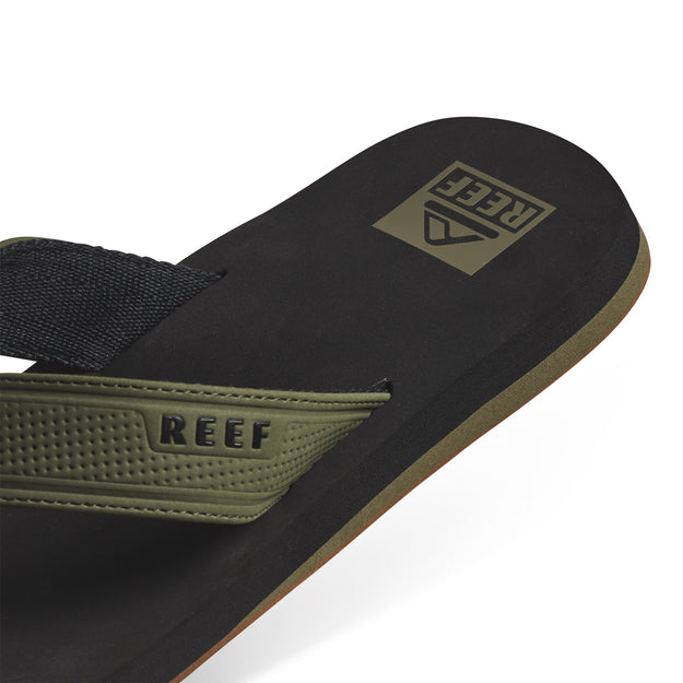 Klapki Męskie The Layback, Black/Olive