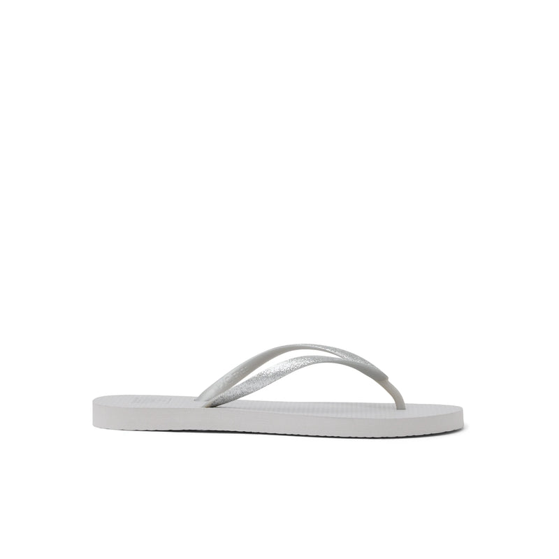 Klapki Damskie REEF Seaside, Silver Glitter