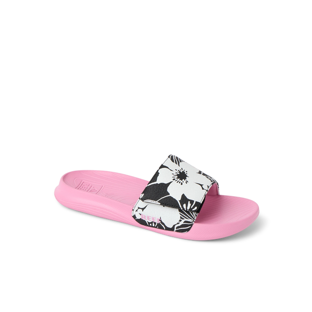 Klapki Dziewczęce Kids Salty Slide, Black/Pink