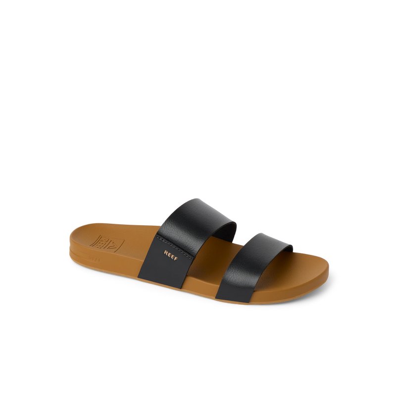 Klapki Damskie Cushion Vista, Black/Natural