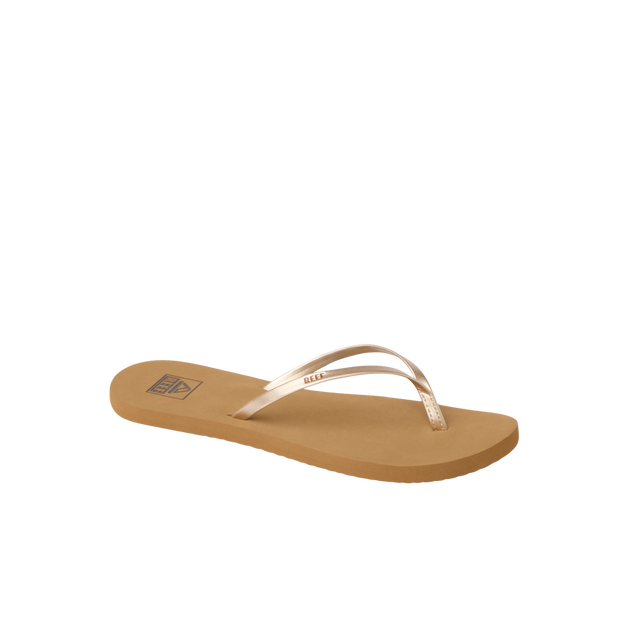 Klapki Damskie Bliss Nights, Tan/Champagne