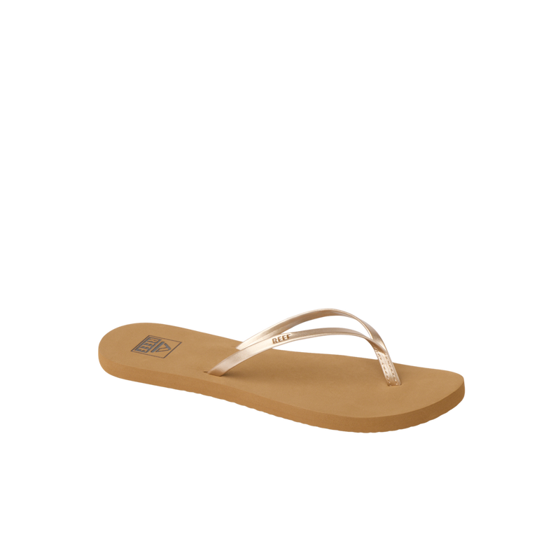 Klapki Damskie Bliss Nights, Tan/Champagne