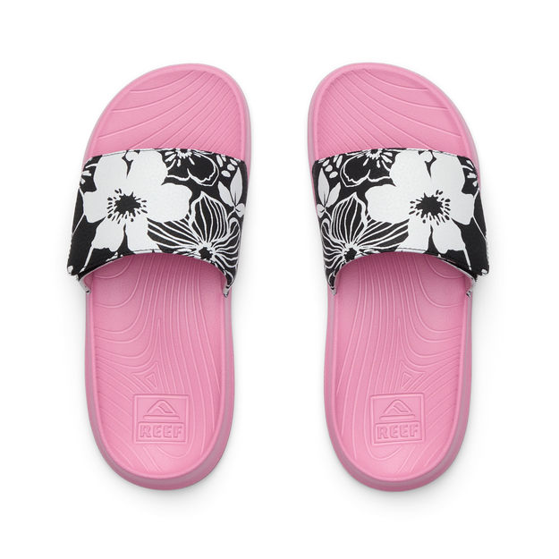 Klapki Dziewczęce Kids Salty Slide, Black/Pink