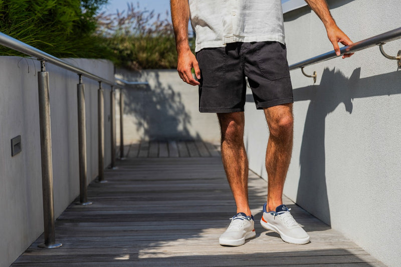 Buty Męskie Shoreline Del Mar, Tan/White/Navy
