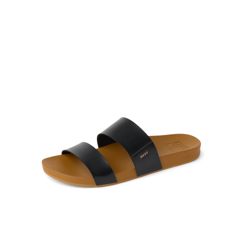 Klapki Damskie Cushion Vista, Black/Natural