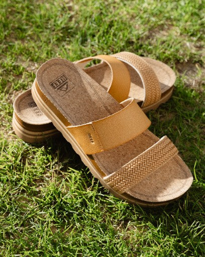 Klapki Damskie Cushion Vista HI, Natural Braid