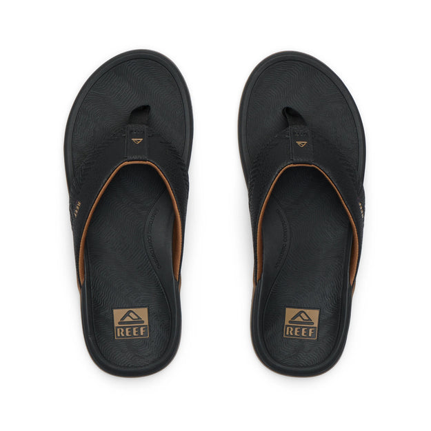 Klapki Męskie Offshore, Black/Gum