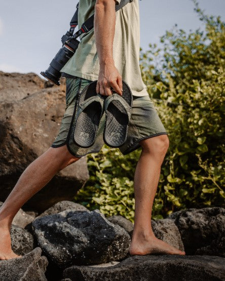 Klapki Męskie Cushion Phantom 2.0, Olive/Gum