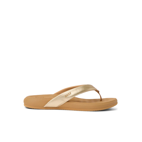 Klapki Damskie Cushin Melody, Champagne