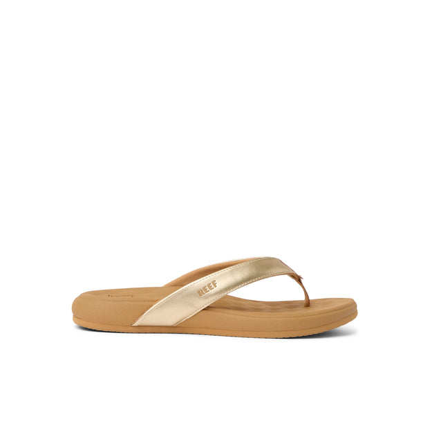 Klapki Damskie Cushin Melody, Champagne