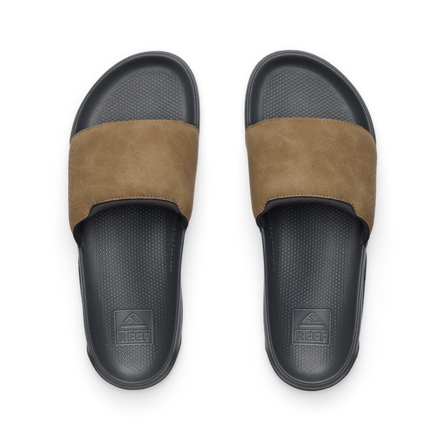 Klapki Męskie Tailslide, Grey/Tan