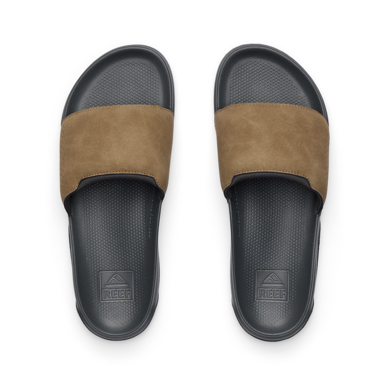 Klapki Męskie Tailslide, Grey/Tan