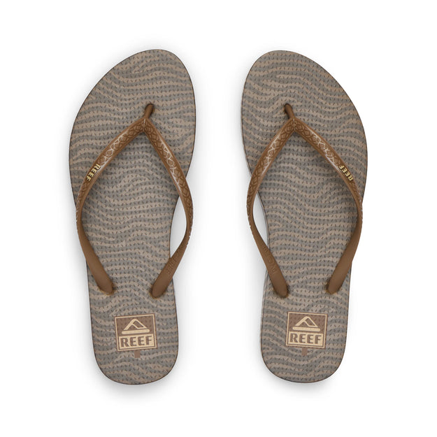 Klapki Damskie REEF Seaside Prints, Choco Zebra