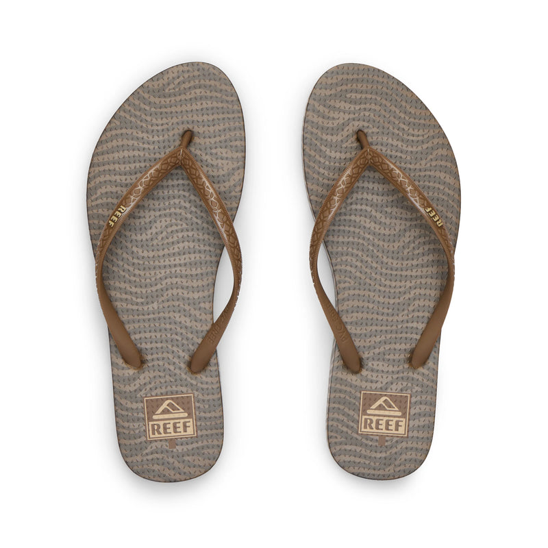 Klapki Damskie REEF Seaside Prints, Choco Zebra