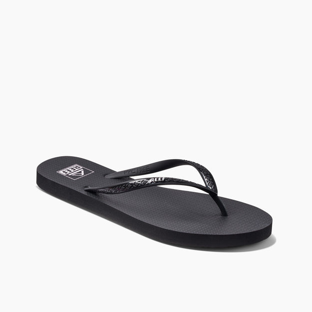 Klapki Damskie REEF Seaside, Black/White
